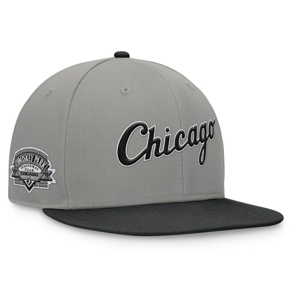 Chicago White Sox Fundamental Two-Tone Fitted Hat - Gray