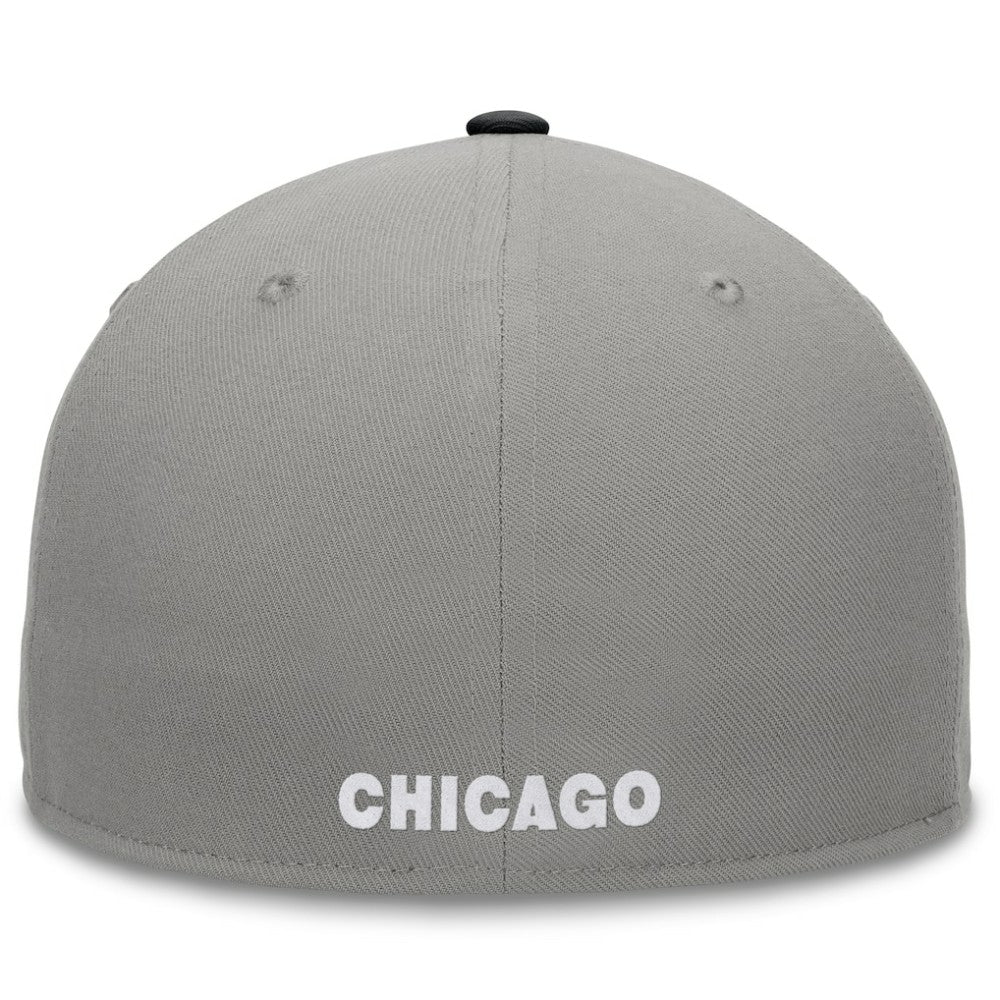 Chicago White Sox Fundamental Two-Tone Fitted Hat - Gray