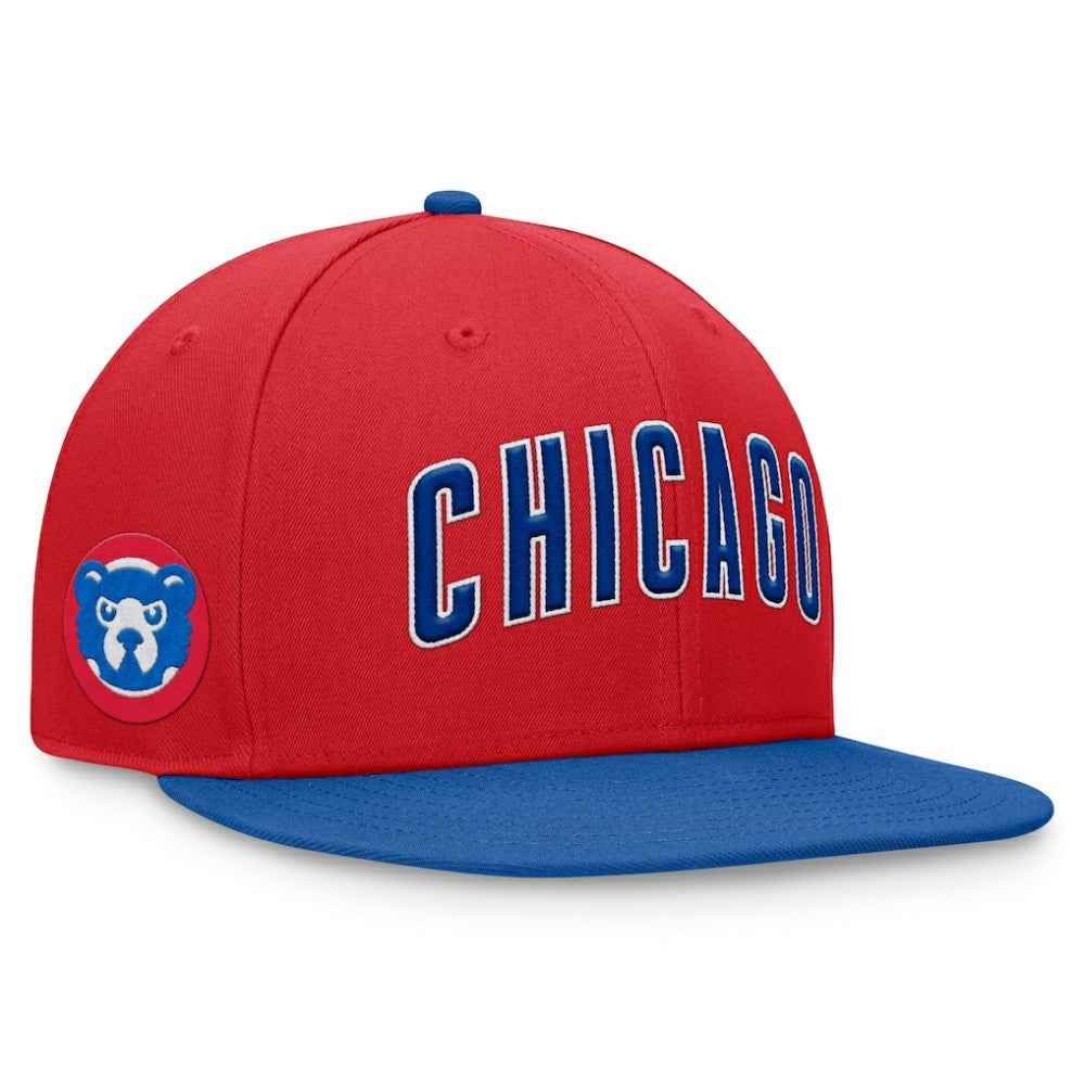 Chicago Cubs Fundamental Two-Tone Fitted Hat - Red