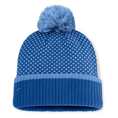 Kansas City Royals Women's Fundamental Jacquard Cuffed Knit Hat with Pom - Royal