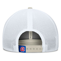 Atlanta Braves Heritage Light Khaki A-Frame Adjustable Hat - Khaki