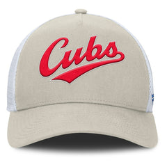 Chicago Cubs Heritage Light Khaki A-Frame Adjustable Hat - Khaki