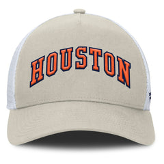 Houston Astros Heritage Light Khaki A-Frame Adjustable Hat - Khaki
