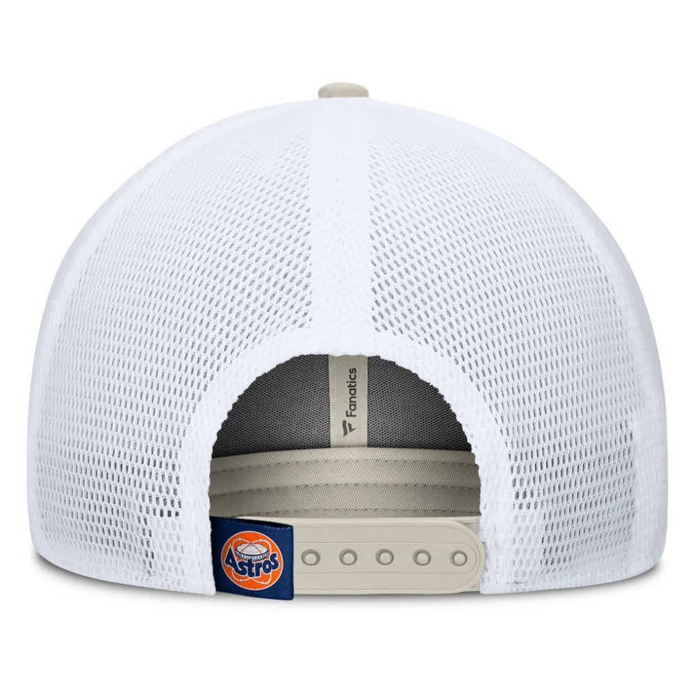 Houston Astros Heritage Light Khaki A-Frame Adjustable Hat - Khaki