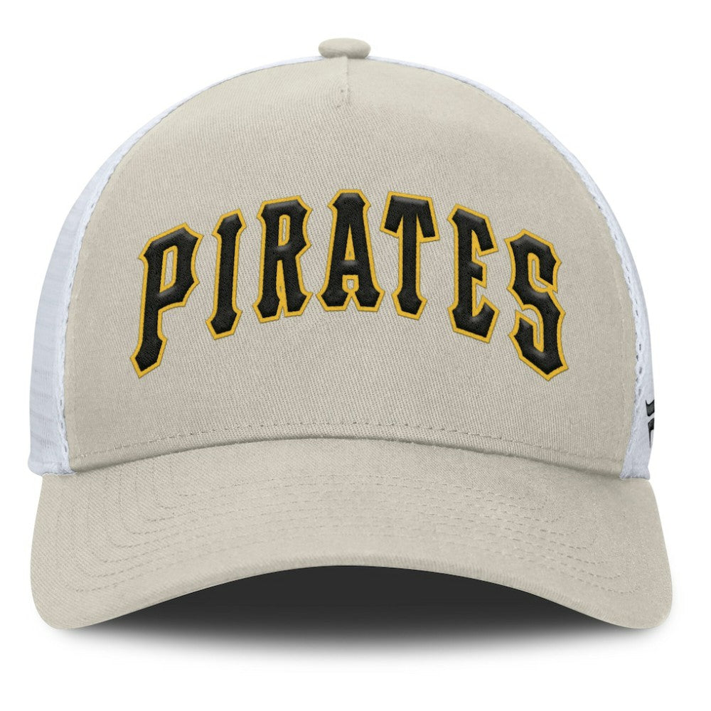 Pittsburgh Pirates Heritage Light Khaki A-Frame Adjustable Hat - Khaki
