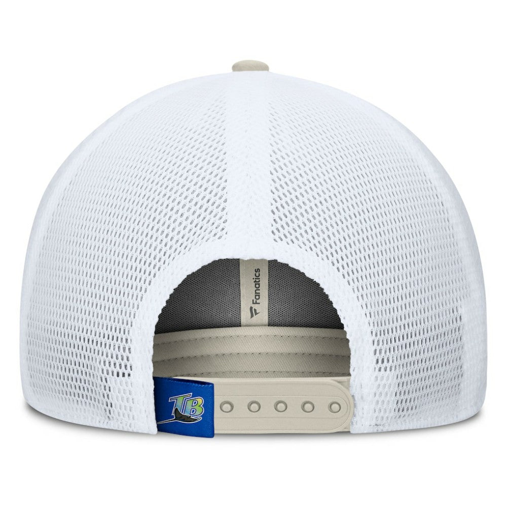 Tampa Bay Rays Heritage Light Khaki A-Frame Adjustable Hat - Khaki