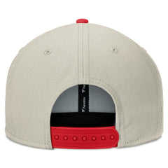 Los Angeles Angels Team Two-Tone Snapback Hat - Khaki/Red