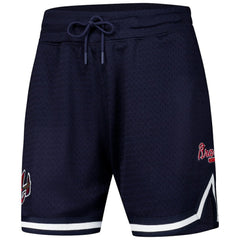 Atlanta Braves Pro Standard Women's Classic Mesh Shorts - Navy