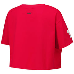 Philadelphia Phillies Pro Standard Women's Made To Play Boxy Cropped T-Shirt - Red
