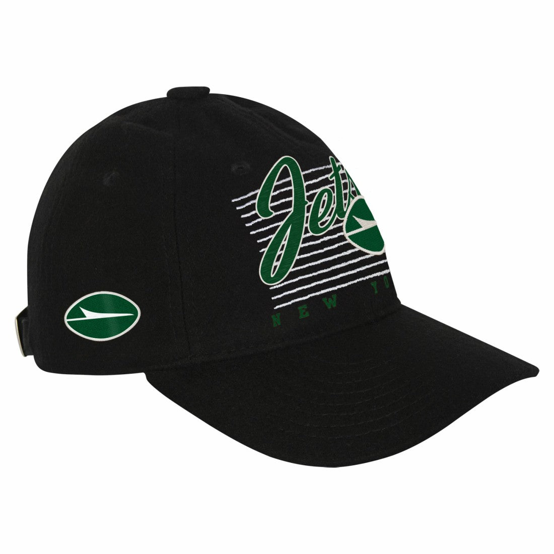 New York Jets Youth Retro Wooly Adjustable Hat - Black online