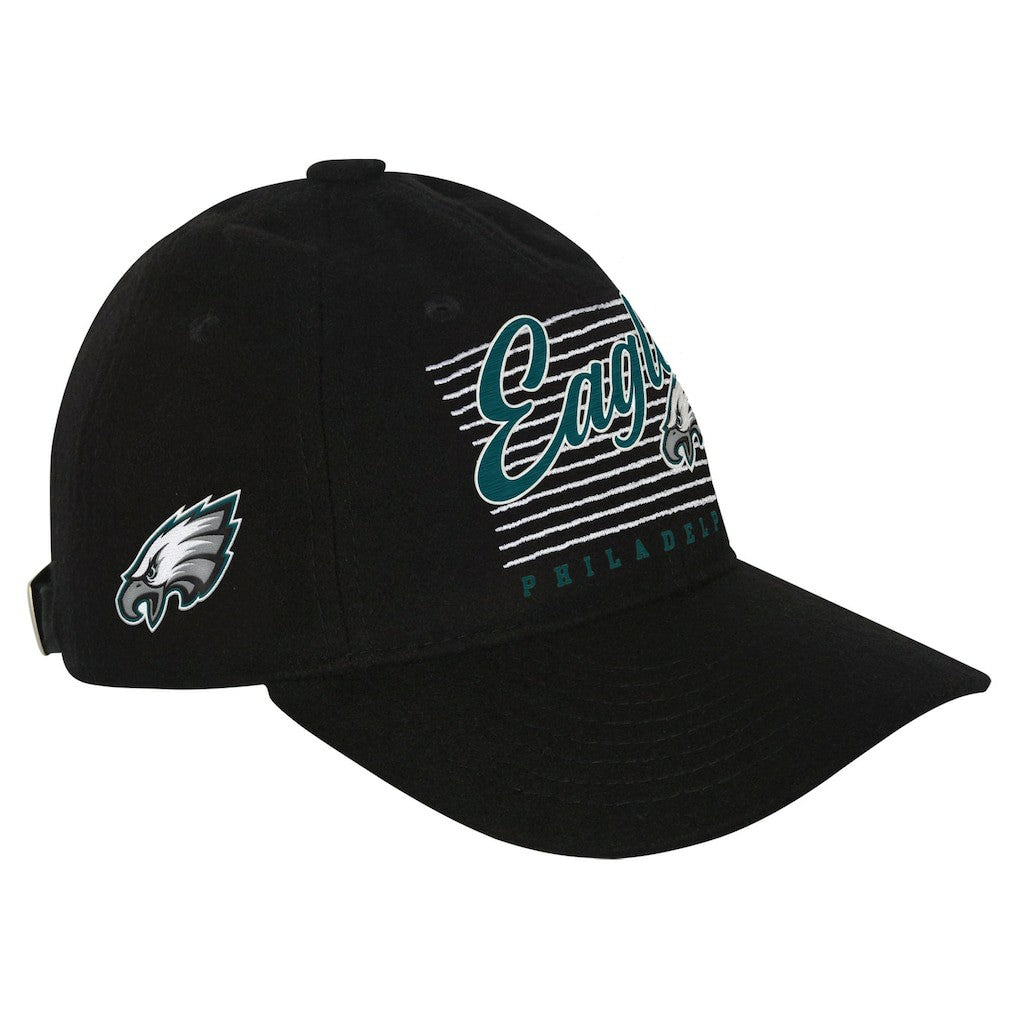 Philadelphia Eagles Youth Retro Wooly Adjustable Hat - Black cheap