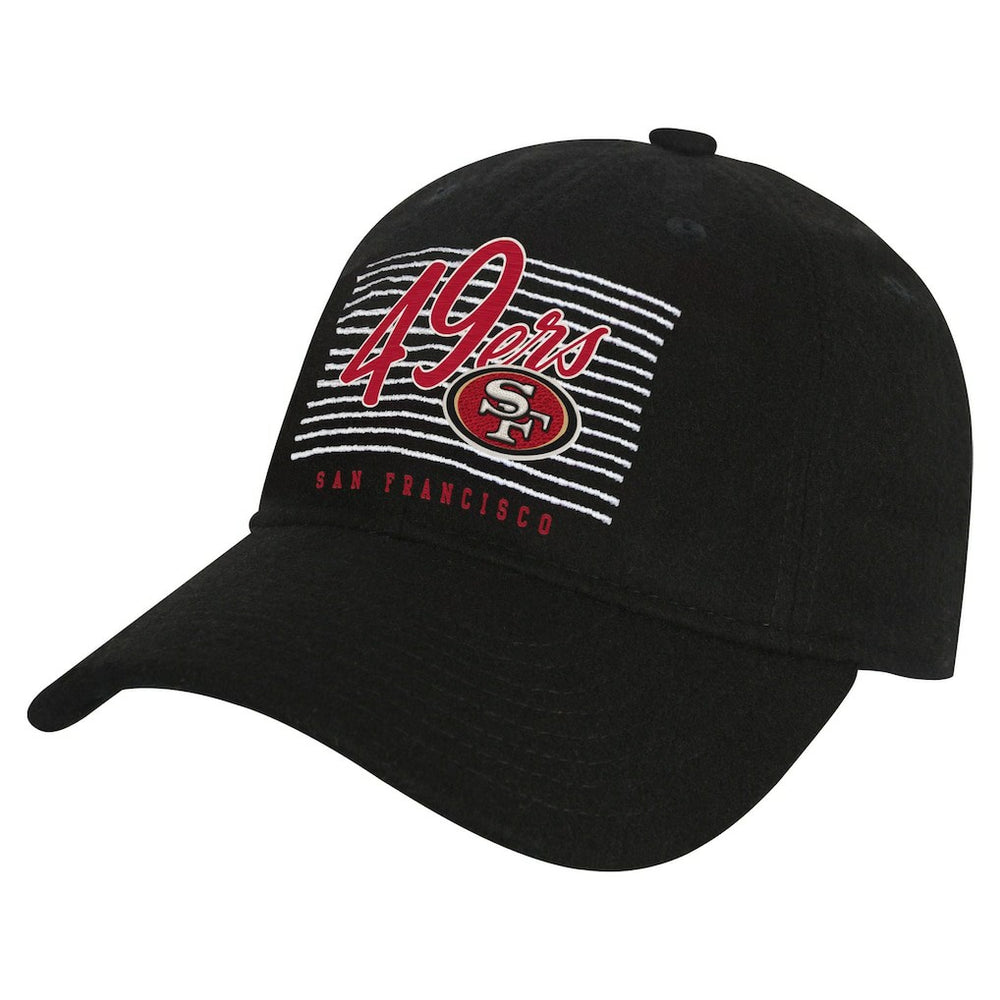 San Francisco 49ers Youth Retro Wooly Adjustable Hat - Black sale
