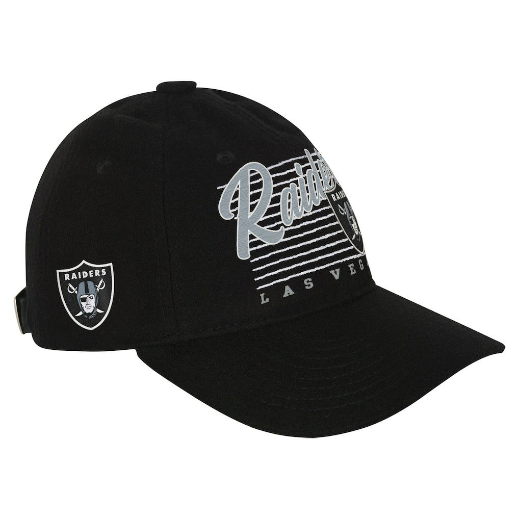 Las Vegas Raiders Youth Retro Wooly Adjustable Hat - Black cheap