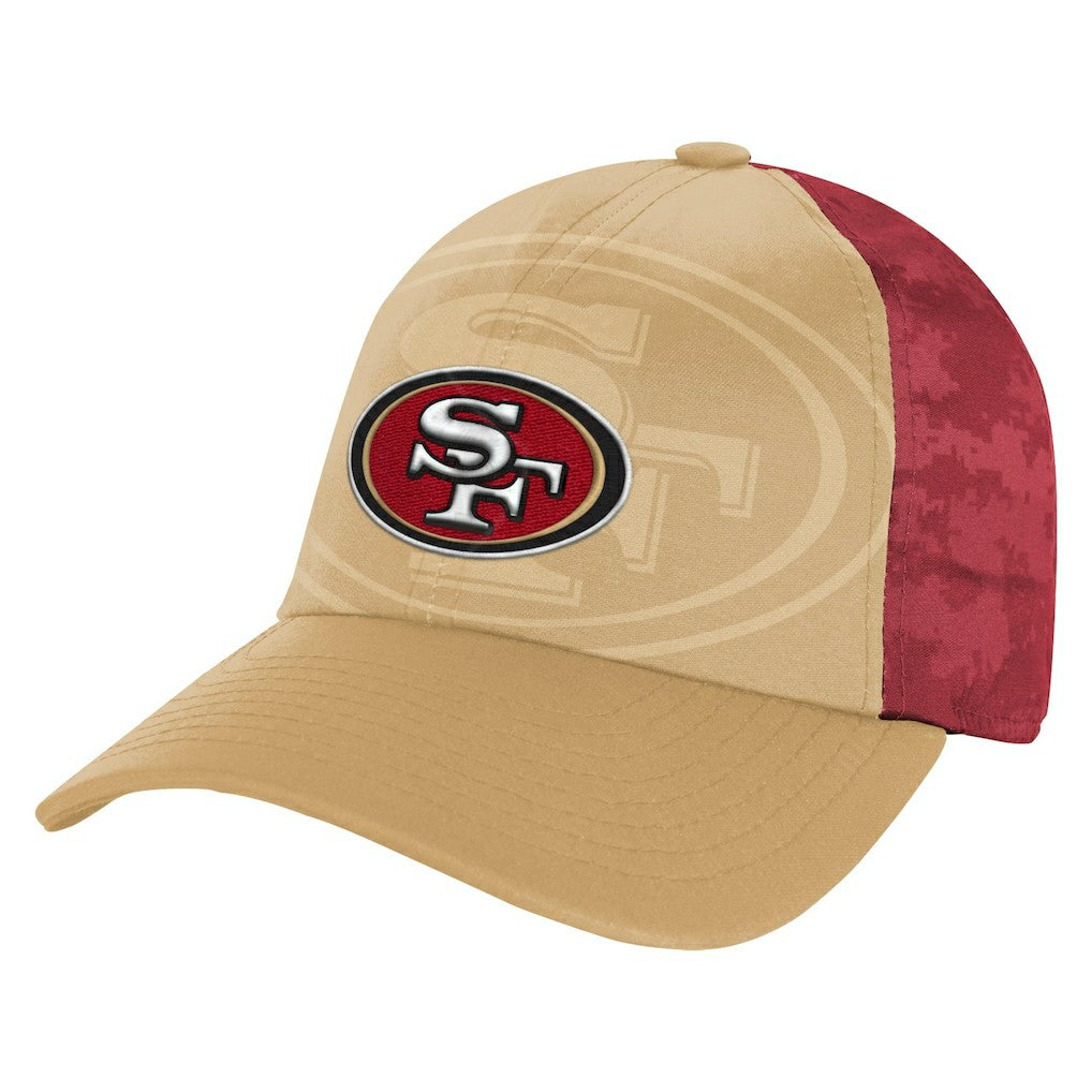 San Francisco 49ers Youth Combine Two-Tone Adjustable Hat - Gold/Scarlet online