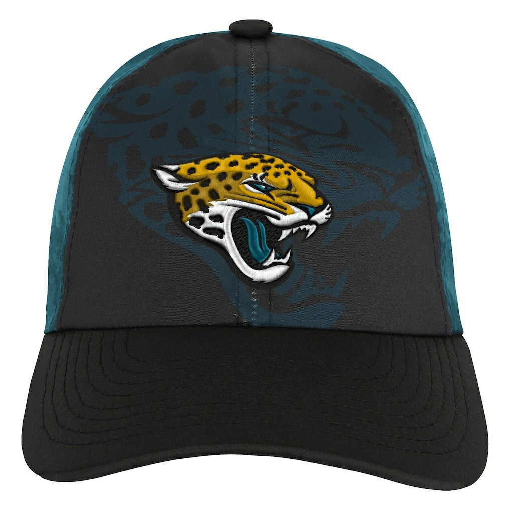 Jacksonville Jaguars Youth Combine Two-Tone Adjustable Hat - Black/Teal on sale