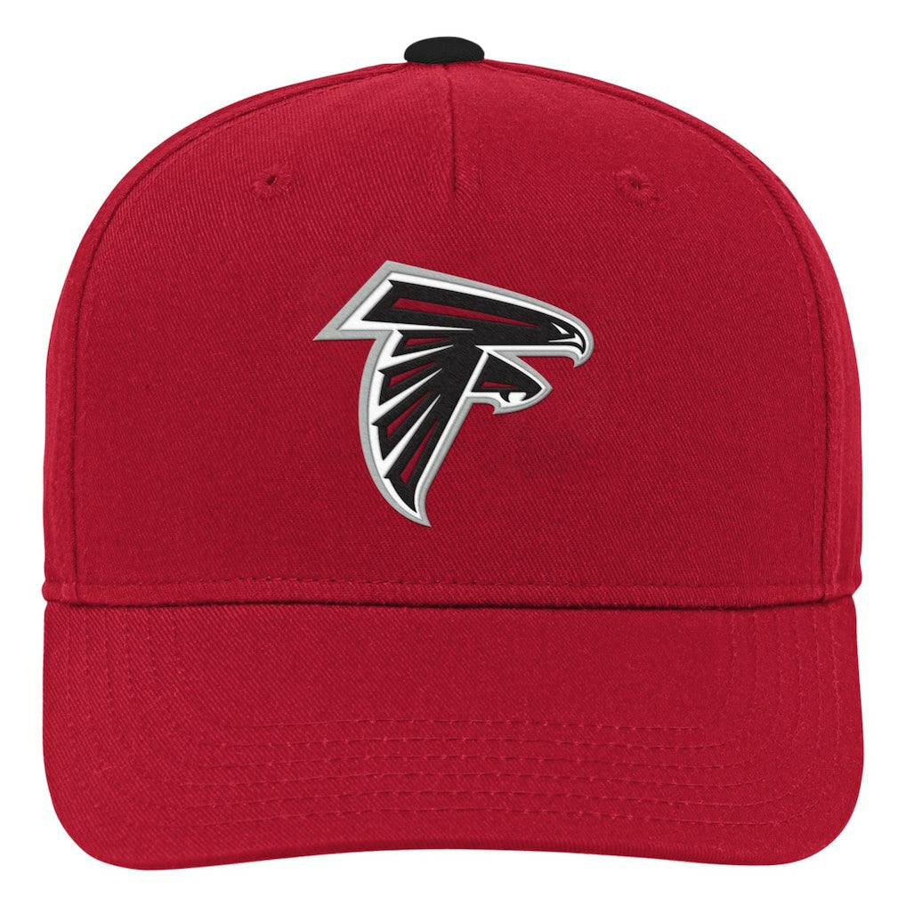 Atlanta Falcons Youth Team Pre-Curved Adjustable Hat - Red discount