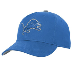Detroit Lions Youth Team Pre-Curved Adjustable Hat - Blue discount