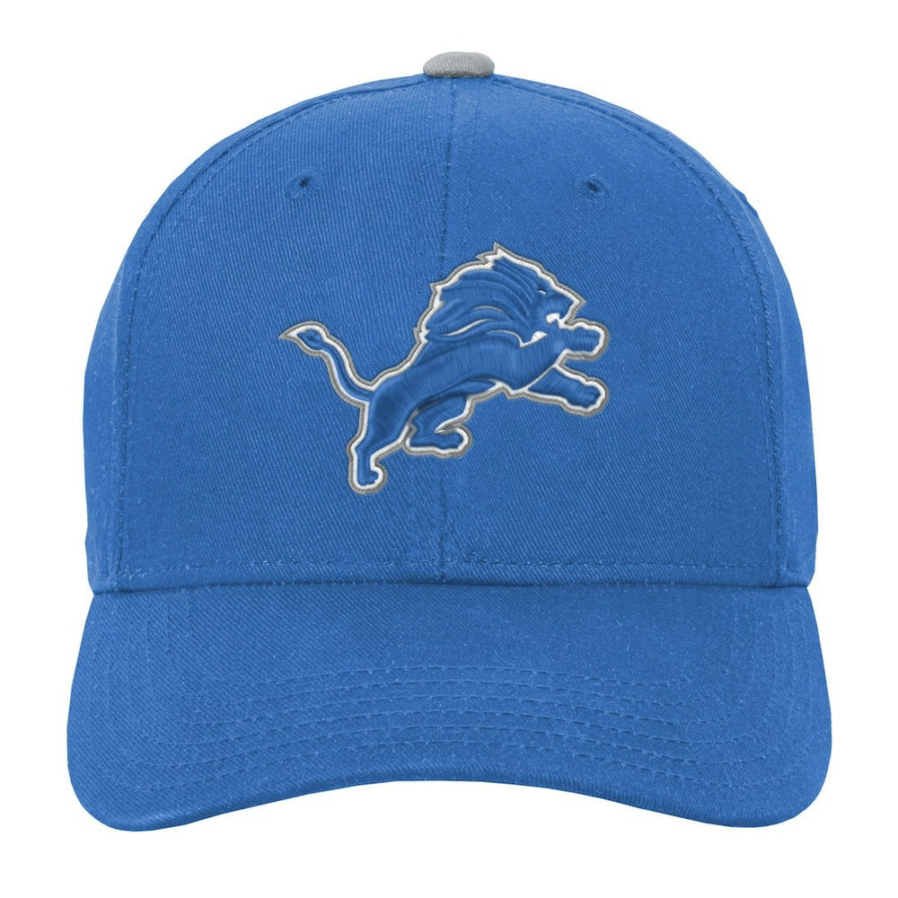 Detroit Lions Youth Team Pre-Curved Adjustable Hat - Blue discount