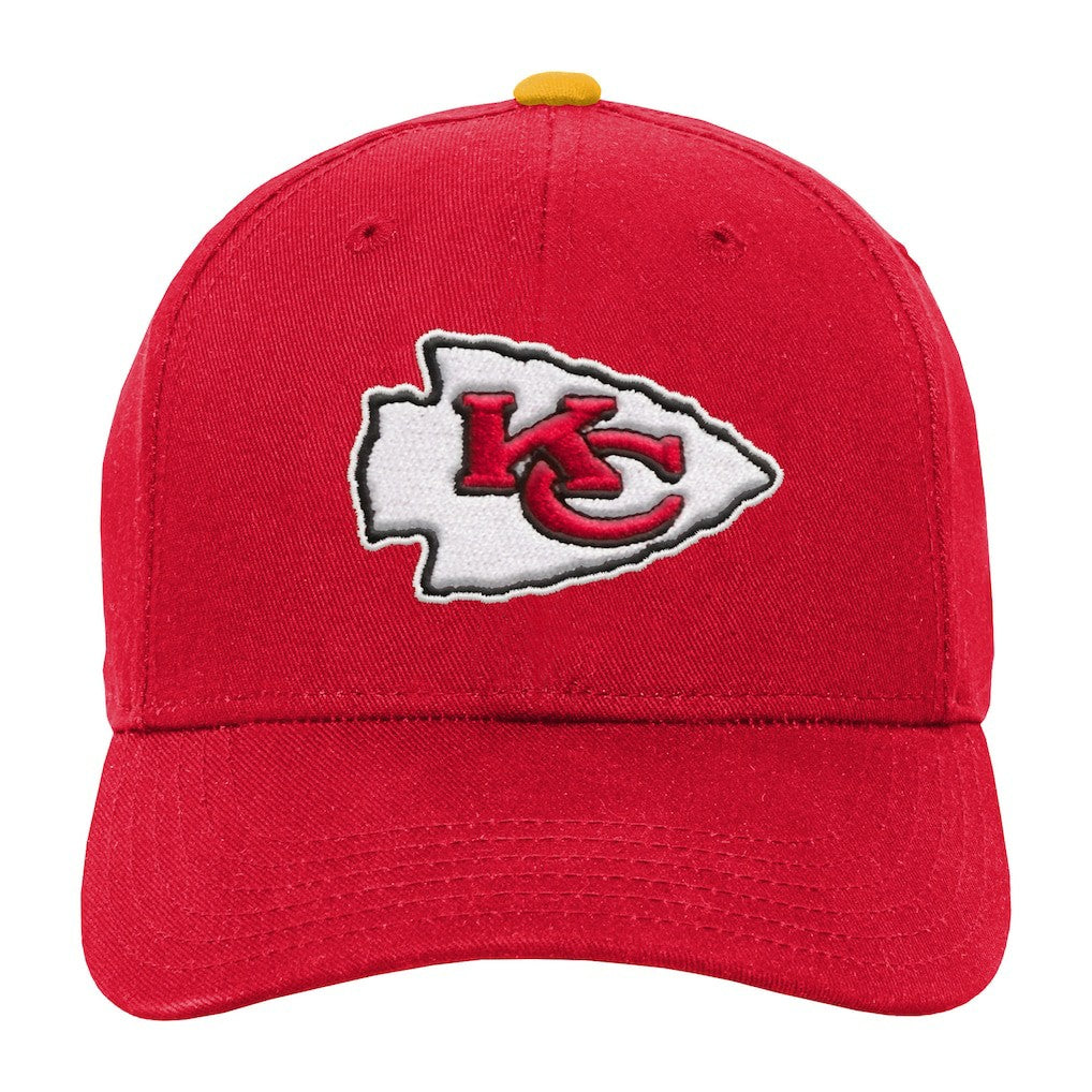 Kansas City Chiefs Youth Team Pre-Curved Adjustable Hat - Red cheap