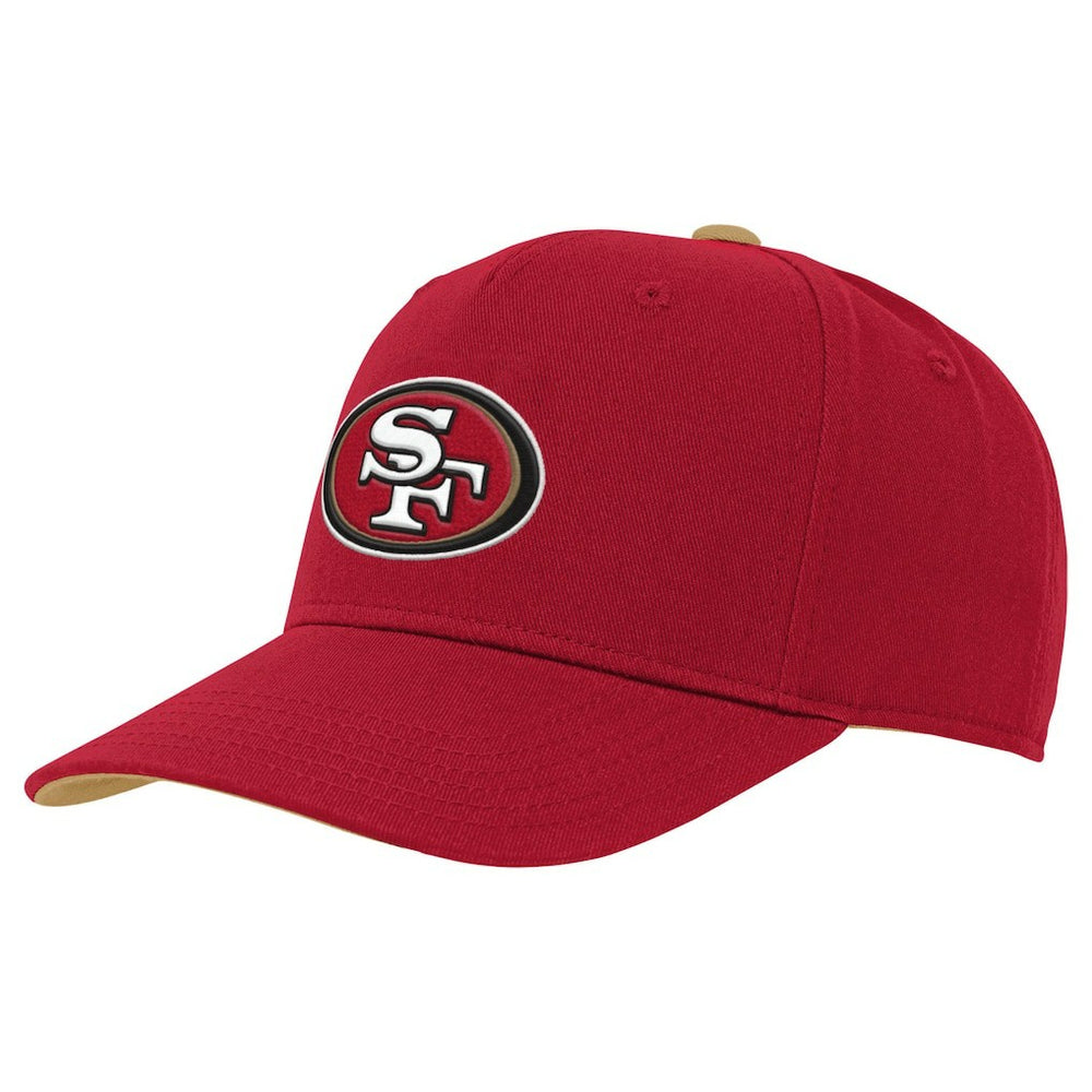 San Francisco 49ers Youth Team Pre-Curved Adjustable Hat - Scarlet for sale