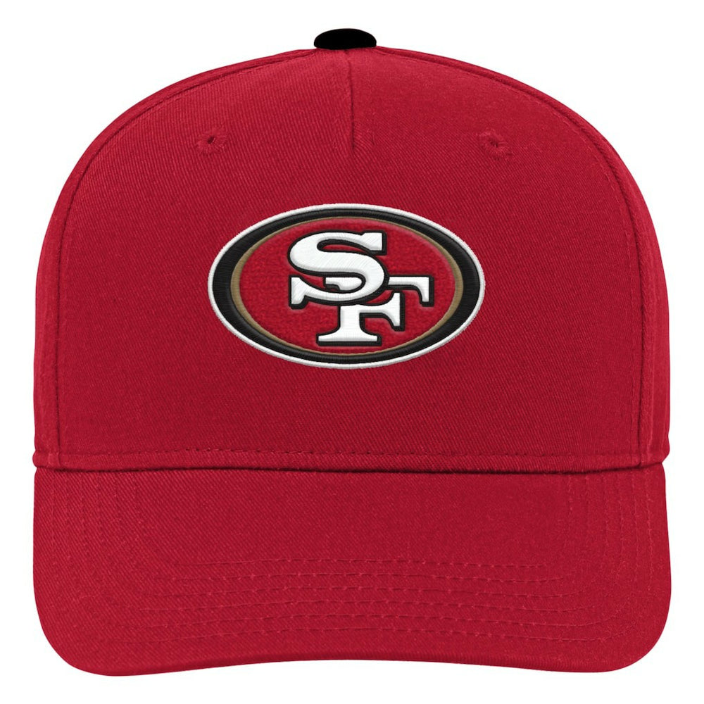San Francisco 49ers Youth Team Pre-Curved Adjustable Hat - Scarlet for sale