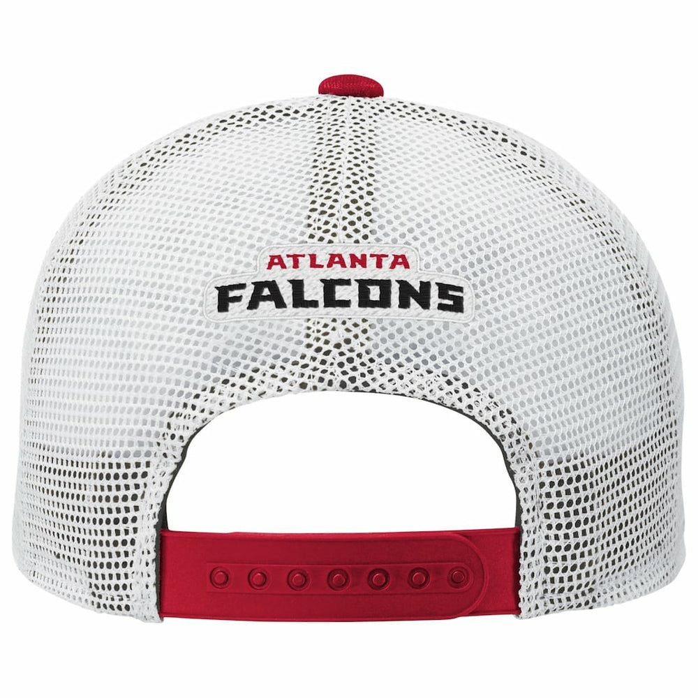 Atlanta Falcons Youth Core Lockup Trucker Adjustable Hat - Red outlet