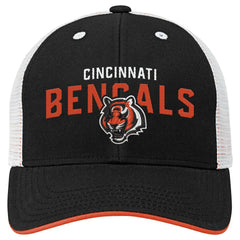 Cincinnati Bengals Youth Core Lockup Trucker Adjustable Hat - Black on sale