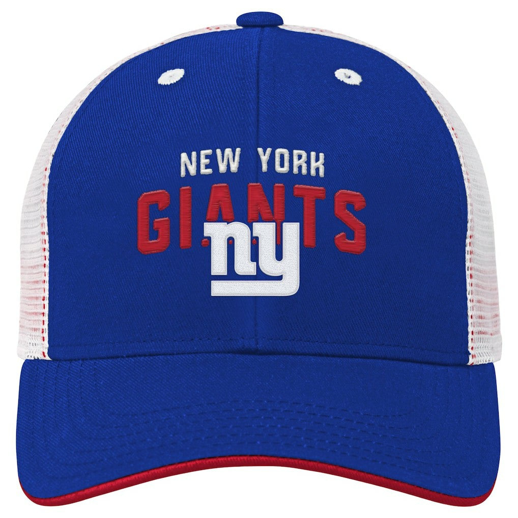 New York Giants Youth Core Lockup Trucker Adjustable Hat - Royal sale