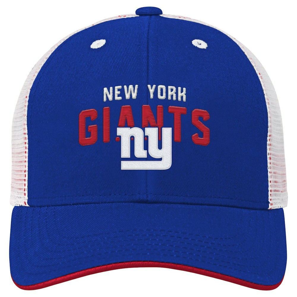 New York Giants Youth Core Lockup Trucker Adjustable Hat - Royal sale
