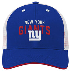 New York Giants Youth Core Lockup Trucker Adjustable Hat - Royal sale