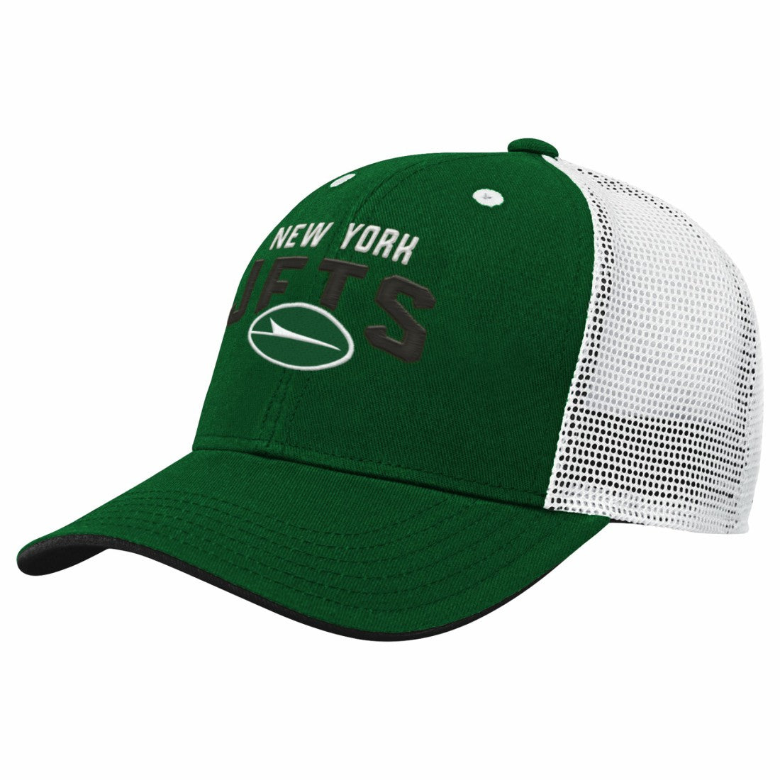 New York Jets Youth Core Lockup Trucker Adjustable Hat - Green on sale