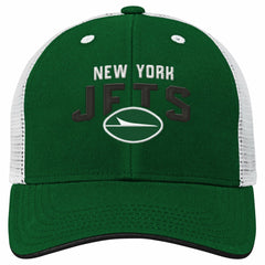 New York Jets Youth Core Lockup Trucker Adjustable Hat - Green on sale
