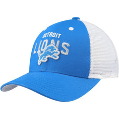 Detroit Lions Youth Core Lockup Trucker Adjustable Hat - Blue online