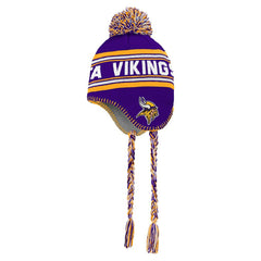 Minnesota Vikings Youth Jacquard Tassel Knit Hat with Pom - Purple online