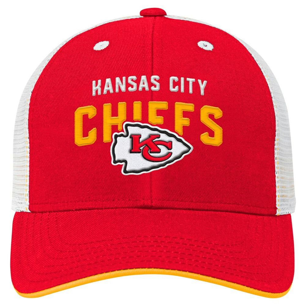 Kansas City Chiefs Preschool Core Lockup Trucker Adjustable hat - Red outlet