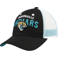 Jacksonville Jaguars Preschool Core Lockup Trucker Adjustable hat - Black for sale