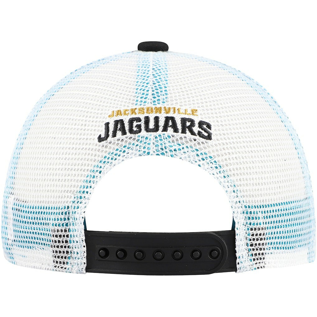 Jacksonville Jaguars Preschool Core Lockup Trucker Adjustable hat - Black for sale