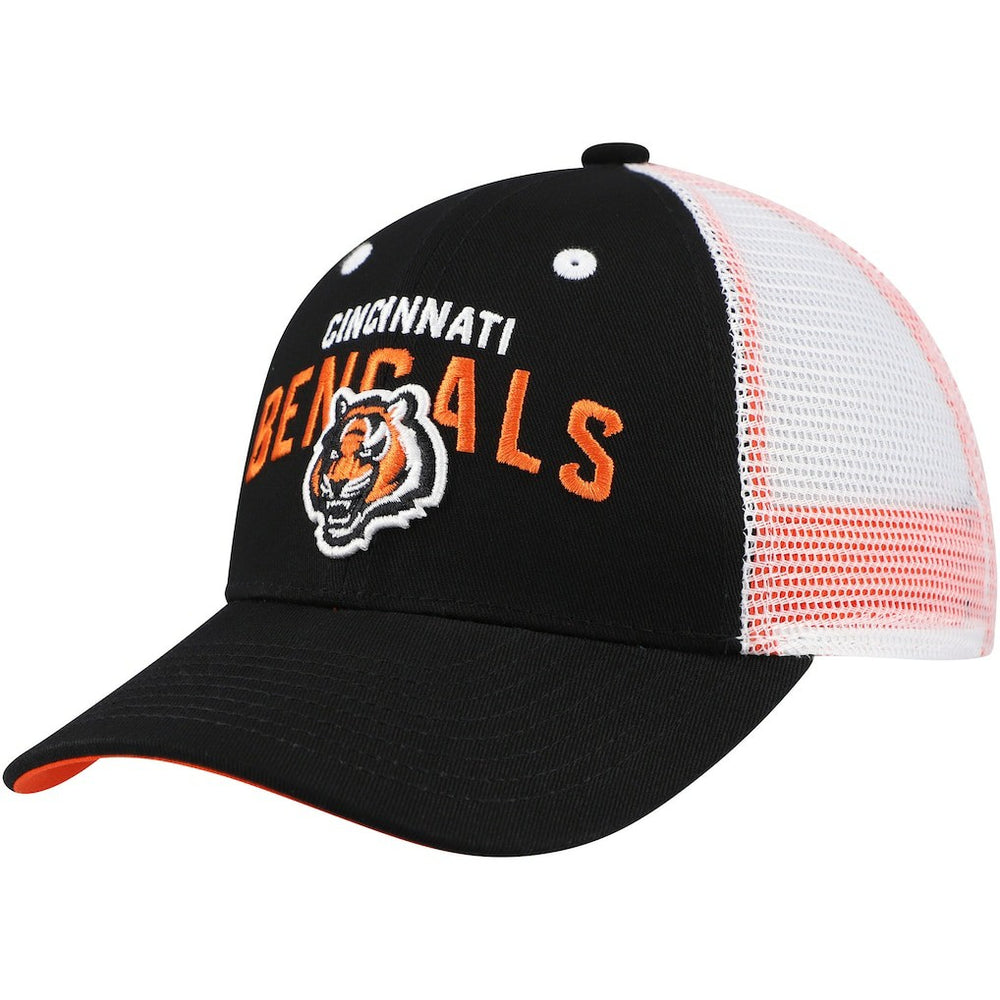 Cincinnati Bengals Preschool Core Lockup Trucker Adjustable hat - Black for sale