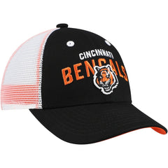 Cincinnati Bengals Preschool Core Lockup Trucker Adjustable hat - Black for sale