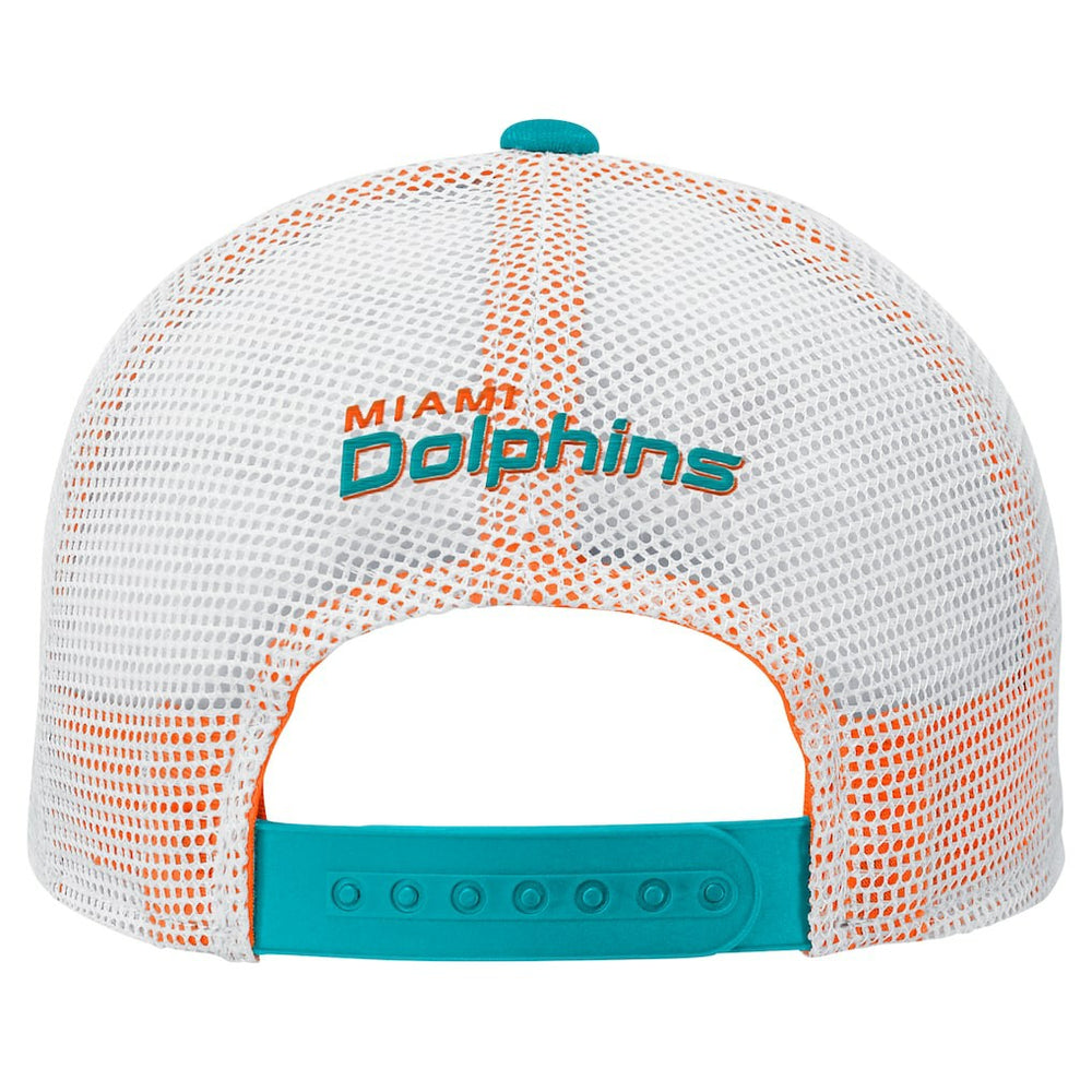 Miami Dolphins Preschool Core Lockup Trucker Adjustable hat - Aqua outlet