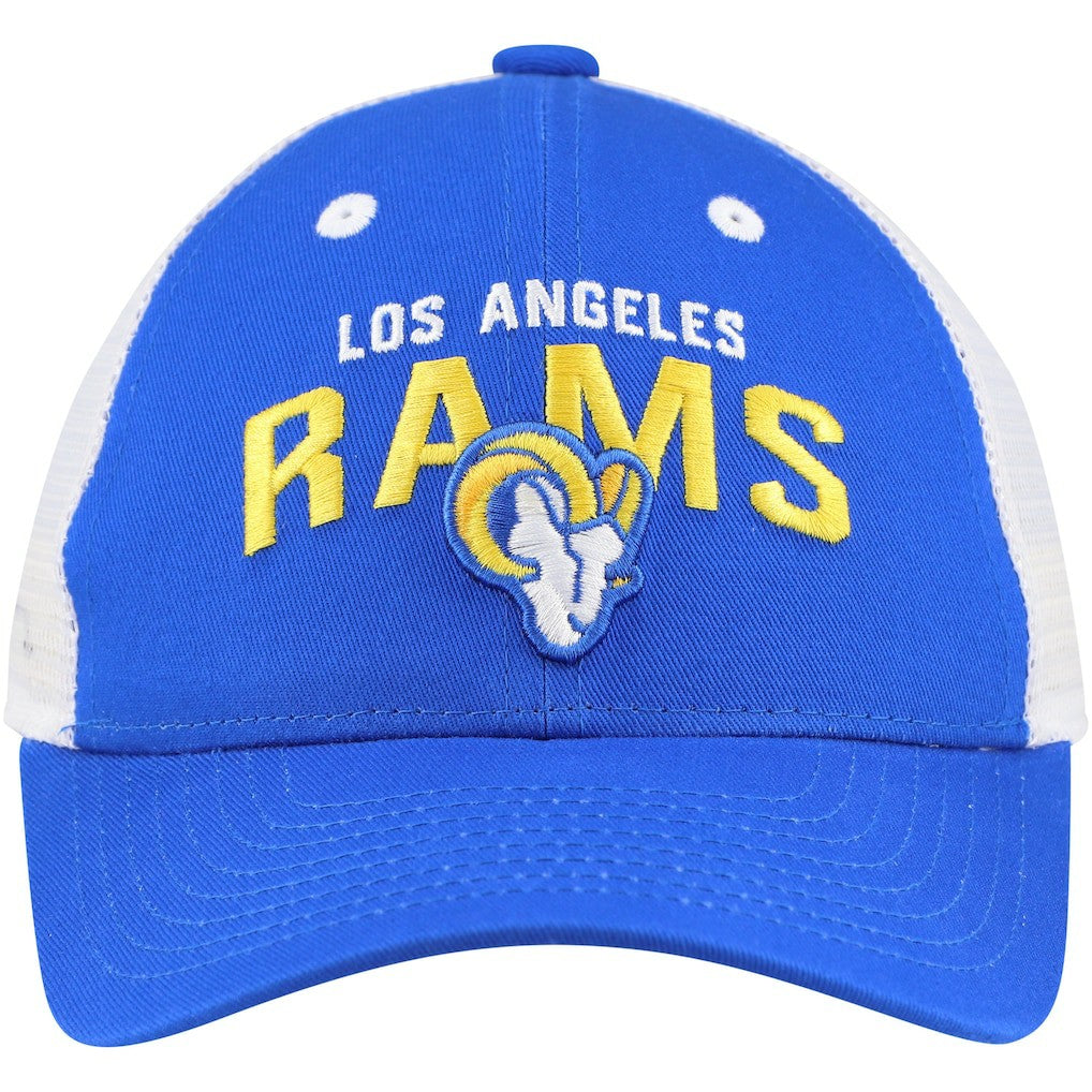 Los Angeles Rams Preschool Core Lockup Trucker Adjustable hat - Royal on sale