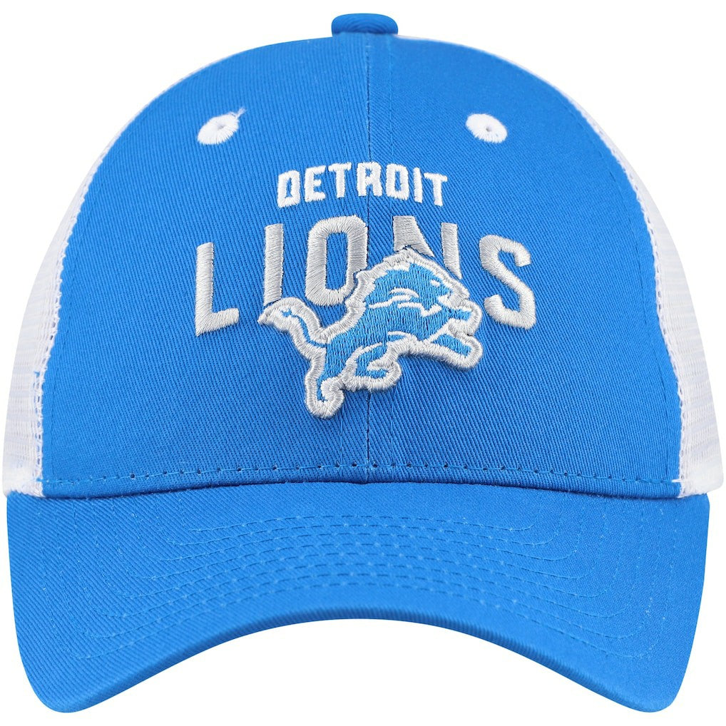 Detroit Lions Preschool Core Lockup Trucker Adjustable hat - Blue sale