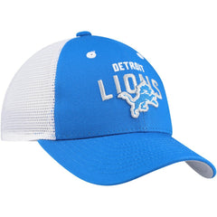 Detroit Lions Preschool Core Lockup Trucker Adjustable hat - Blue sale