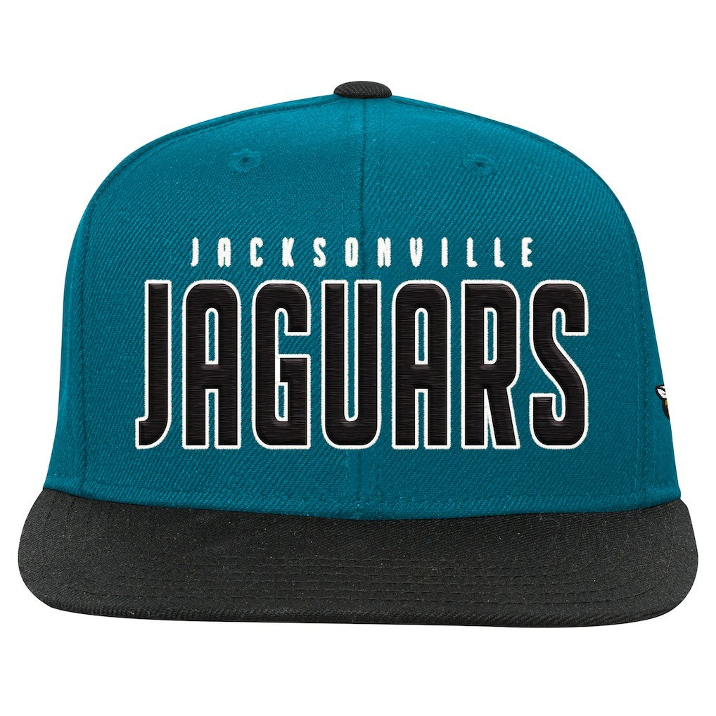 Jacksonville Jaguars Preschool Lock Up Snapback Hat - Teal/Black sale