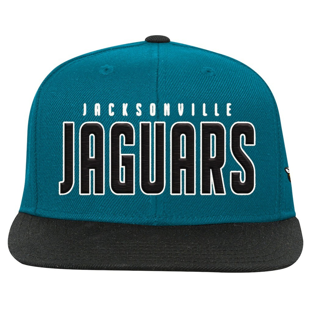 Jacksonville Jaguars Preschool Lock Up Snapback Hat - Teal/Black sale