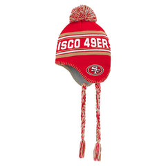 San Francisco 49ers Preschool Jacquard Tassel Knit Hat with Pom - Scarlet outlet