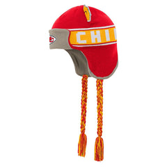 Kansas City Chiefs Youth Wordmark Ears Trooper Knit Hat - Red outlet