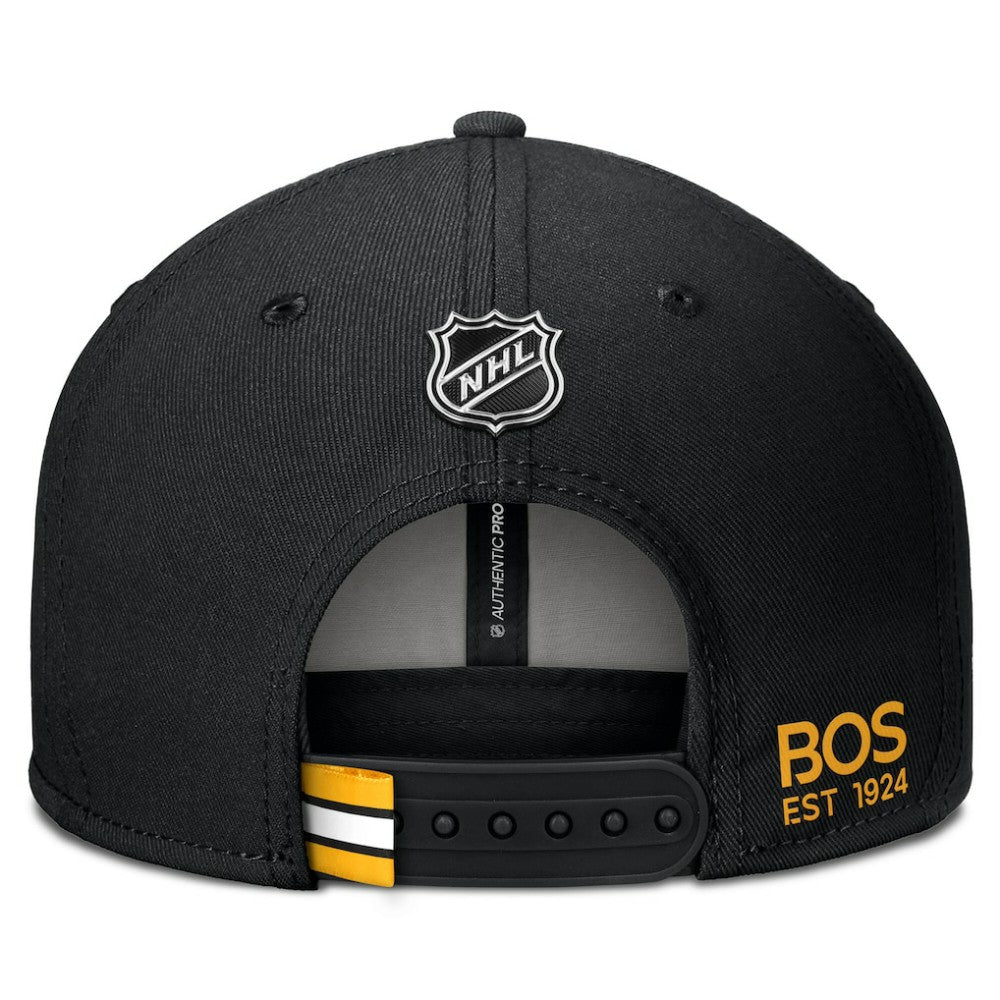 Boston Bruins Fanatics Authentic Pro Prime Snapback Hat Black