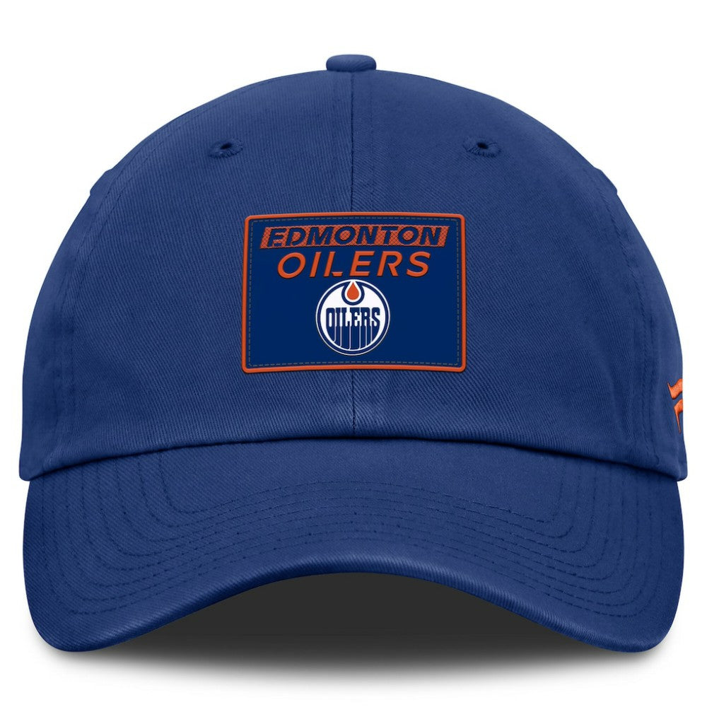Edmonton Oilers Fanatics Authentic Pro Prime Adjustable Hat Royal