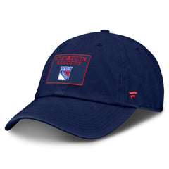 New York Rangers Fanatics Authentic Pro Prime Adjustable Hat Navy